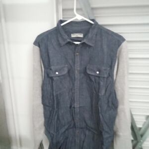 Men's Blue Denim Shirt
